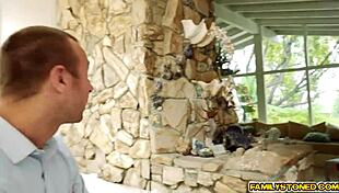 Lily Jordan pussy takes rich double cock treat