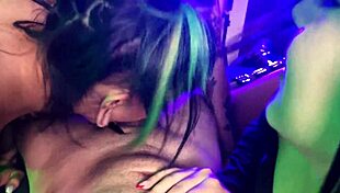 The Janitor's Kindness Gets Him Sheer Red Milk From College Girls