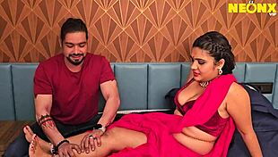 Horny Bhabhi Deepthroats Huge Desi Cock