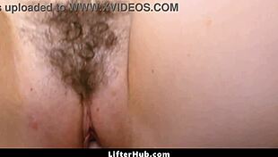 Mall officer probes teen's tight vagina with his massive tool after catch