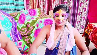 oh fuck yes desi family threesome pounds with telugu dirty talk nonstop!