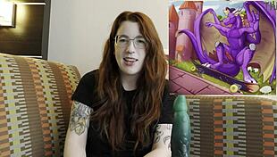 Redhead Neighbor's Brown Eyes Spit Monster Pussy Toy Review