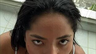 Nysdel Gives Deep Throat Blowjob Before Leaving Amateur Couple Heat!