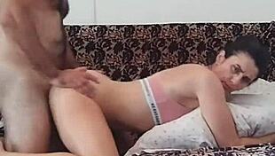 she slams perfect ass on him until cum fills it deep