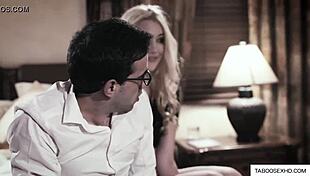 skinny nerd roleplays taboo stepsister fun