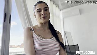 whoa voluptuous tattooed spanish nadja chats hot then gulps torbe's cum 😍💦
