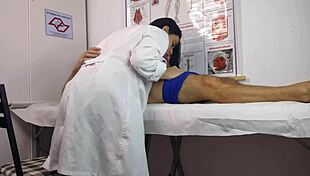 damn my big cock stood up hard right in front of sexy nurse! 🍆👩‍⚕️😈 brazilian patient ready
