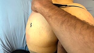 Blonde big ass gym slut takes monster cock free use