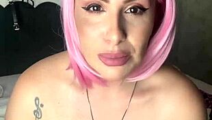 guiding your stroke while i rub my wet pink pussy
