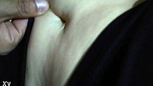 sweet latina fingers her sexy belly button closeup fetish