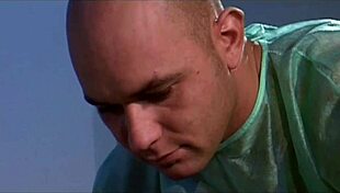 DOCTOR rams COCK deep in patient's ASS doggystyle then facial cumshot