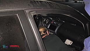 Brazilian Wife Fucked Bent Over by Strangers Street Dogging