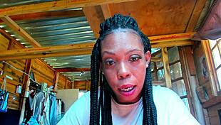 panty fetish on big soft ebony booty of sexy goddess!