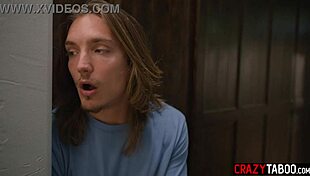 petite asian stepsis lulu chu catches stepbro jerking to hot milf stepmom taboo