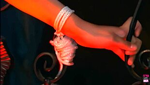 Cute devil's big ass crushed by monster cock in garage stockings! 🍑🍆😈