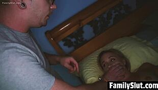 stepsis bends over tight pussy takes bro's hard doggystyle pounding from familyslut