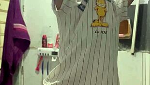 curvy tanned babe with huge natural tits spreads wet pussy and big ass on video call