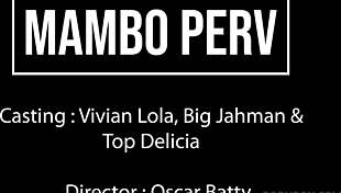 Shy Brazilian blonde Vivian Lola's double penetration anal DP monster BBC