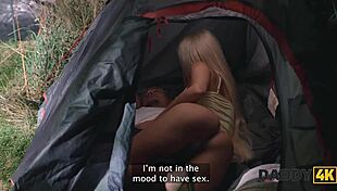 era queen pissed at boyfriend so why not fuck his stepdaddy in the forest instead?