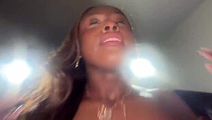 kennedy reigns in first ebony interracial casting with cum doggystyle pov