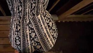 Petite Redhead Milf Wife Teases Horny Slut Ass Small Tits Public POV Grinding