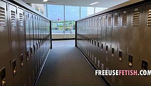 imagine the principal pimping out petite students as sperm dumps in classroom orgy fucking