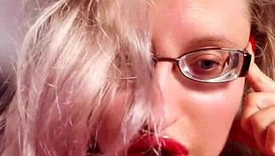 perfect glossy red lips tease your wallet in lipstick findom joi 😘💋