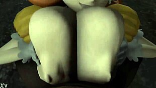 i can't stop titfucking this possessed princess daisy's huge tits with my monster cock