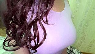 bbw milf stepmom lets stepson assfuck her fat pussy gently