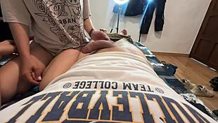 Incredible Stepsis Deepthroats Huge Cock Alone at Home