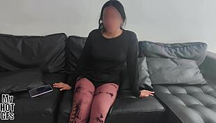 hermosa jovencita provinciana desperate for cash bares curvy latina tits in pov casting interview