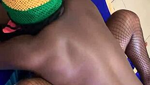 Homemade girlfriend screams in passionate missionary with friend's big black cock