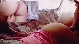 curly mexican babe rides small cock morning fuck with cuñada
