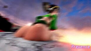 prevence toph shakes her cartoon ass twerking wild