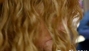 Spicy babe seduces hunk teen with deepthroat fellatio leading to rough cumshot