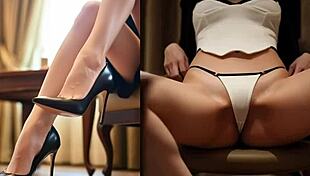 i catch this korean webcam girl doing her secret ai show