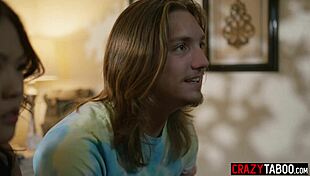 petite asian stepsis lulu chu catches stepbro jerking to hot milf stepmom taboo