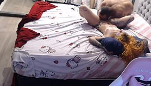 brazilian redhead crossdresser begs for cum in mouth pussy and ass during massage