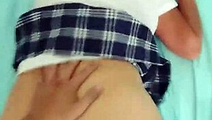 Rich Student Fucked Hard in Bedroom Uniform Cosplay Nerd Latina