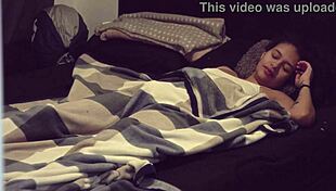 Angel Santana Fingers Skinny Pussy Masturbating Gagging Deepthroat Cock Sucking Early Morning