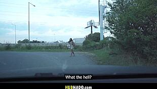 australian milf with big ass and tits begs for monster cock ride outdoors in prague after deepthroat gagging