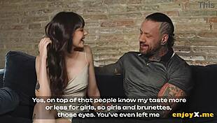 i crave my brunette's shaved pussy licks and her tattooed bf's rimjob frenzy