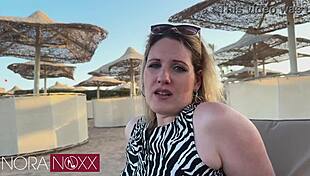 want this german housewife goddess to humiliate you on the beach?