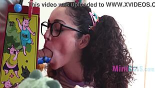 ohh god my pigtail petite body umm shakes so much when the puppet master fucks my tight pussy and licks me deep 😩