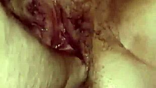 hairy bbw milf fat pussy fisted fucked close-up squirts wet destruction