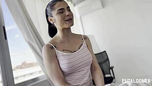 whoa voluptuous tattooed spanish nadja chats hot then gulps torbe's cum 😍💦