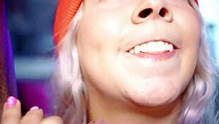 colombian bbw cutie craves cock sucking to start her day right!