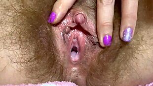closeup big clit pulsing to intense orgasm oral licking
