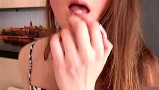 julia maze rims my ass then bends over for hard doggystyle pounding in casting