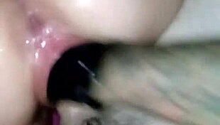 watch me fist my wife's nasty gaping hairy cunt wide open